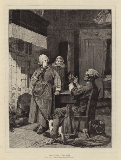 Le retour du travail - Carl Julius Lorck